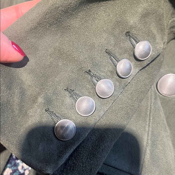 L’agence suede jacket Small 2 green stunning!!! - Picture 7 of 8